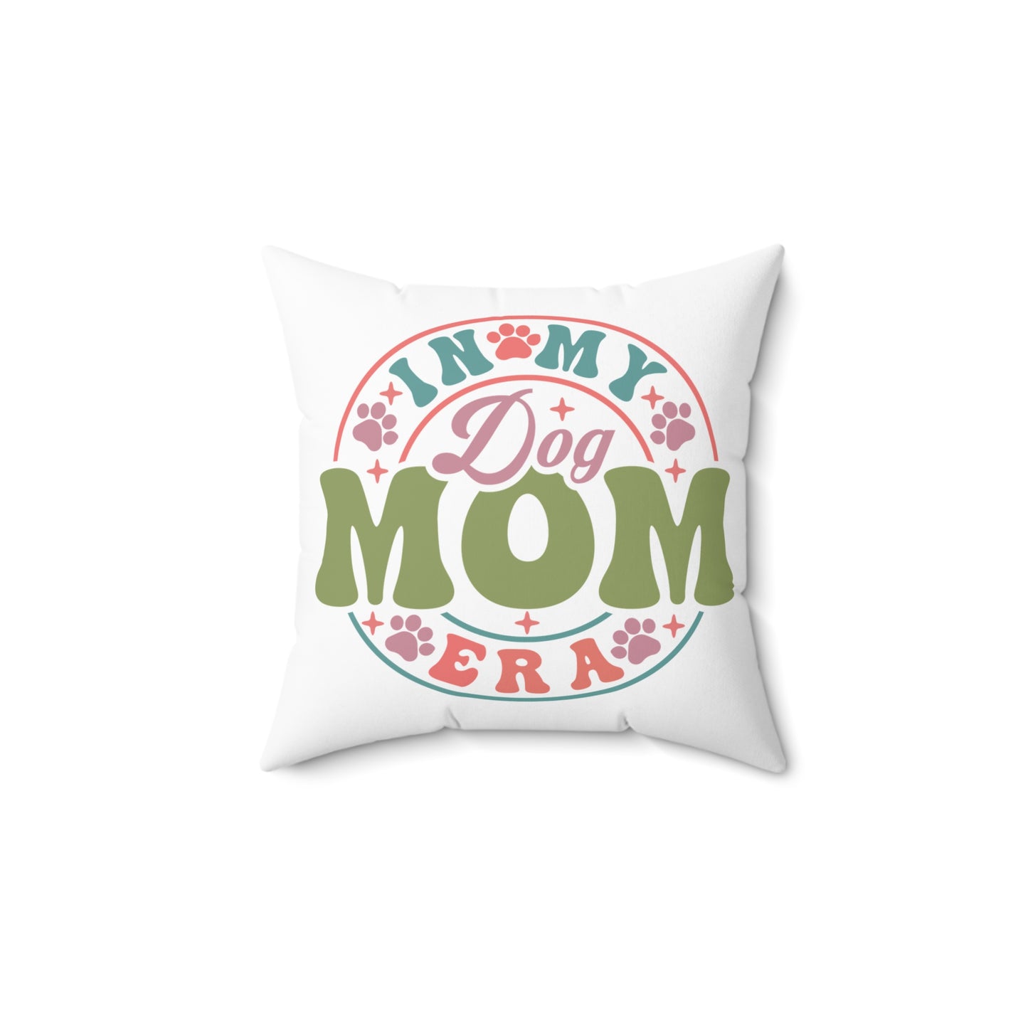 Dog Mom Square Pillow