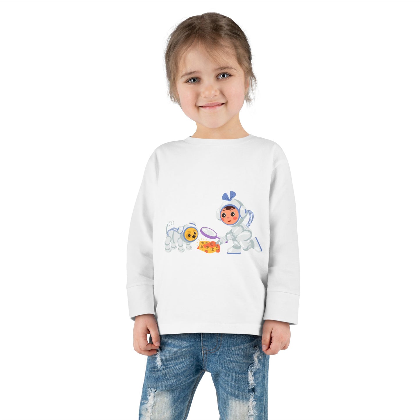 Kids and Dogs - Toddler Long Sleeve Tee
