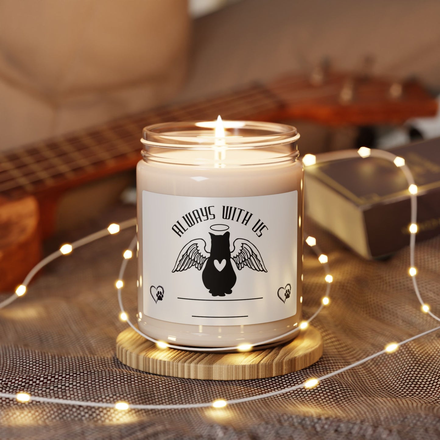 Cat Memorial Candle, 9oz