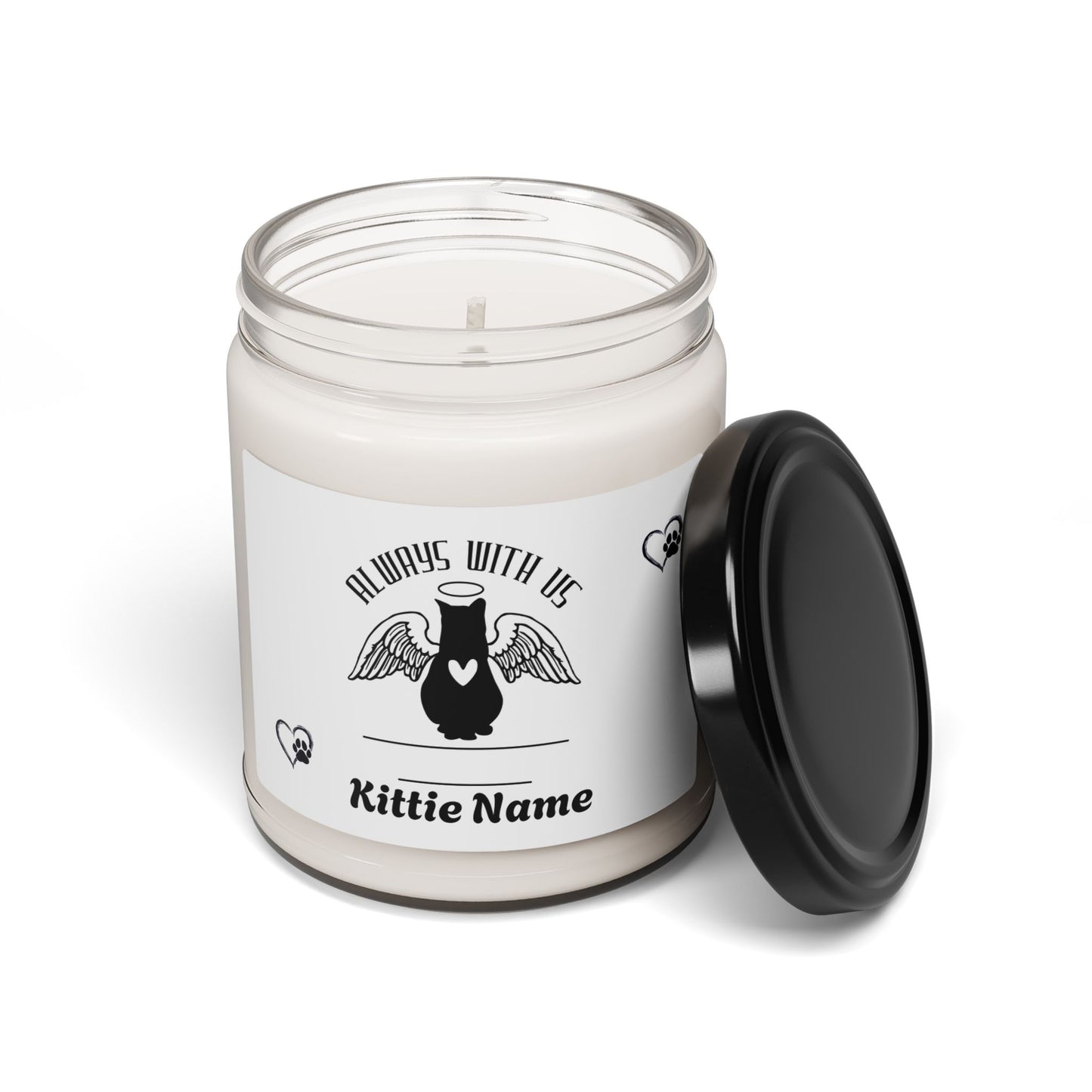 Custom Cat Memorial Candle, 9oz