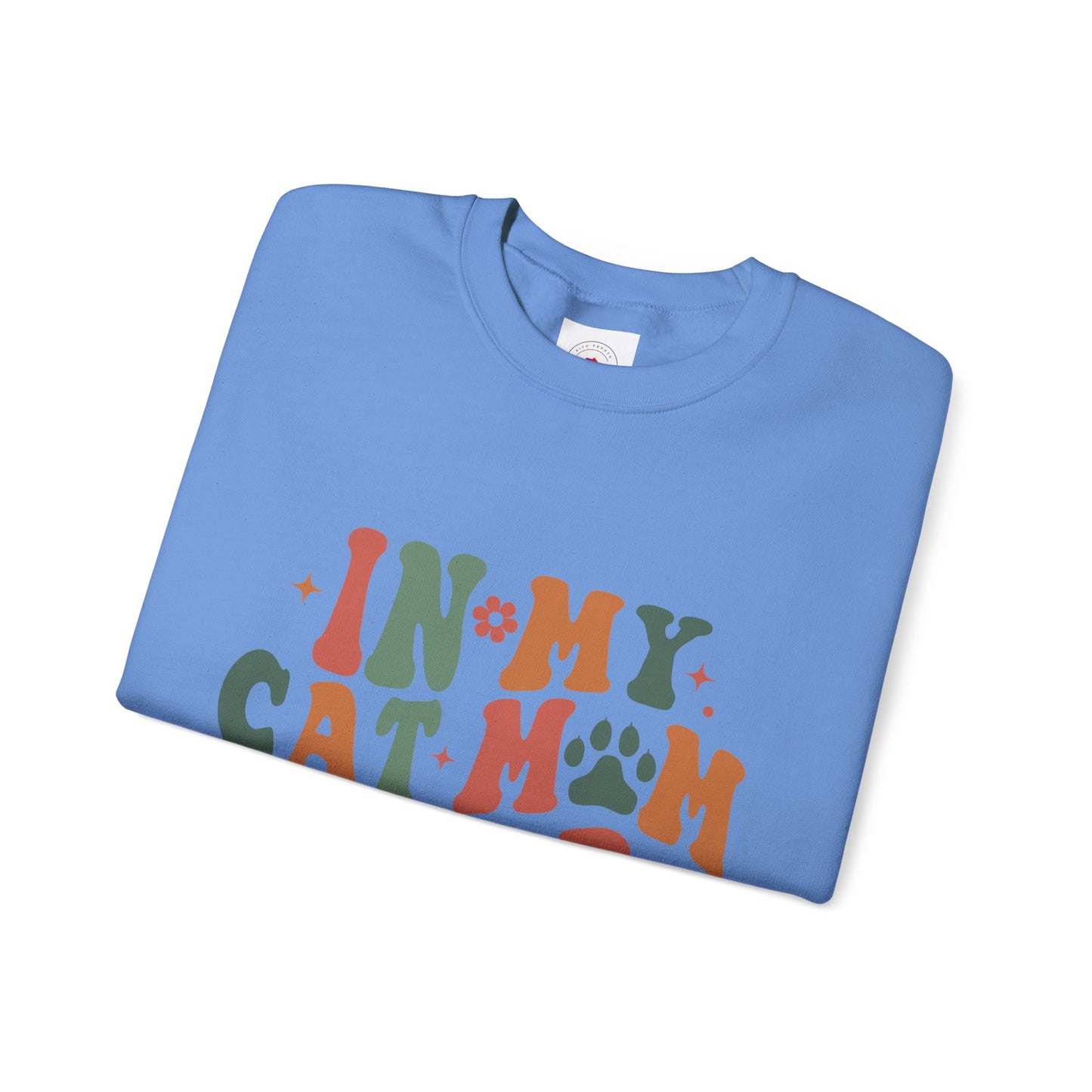 Custom Cat Mom Crewneck Sweatshirt