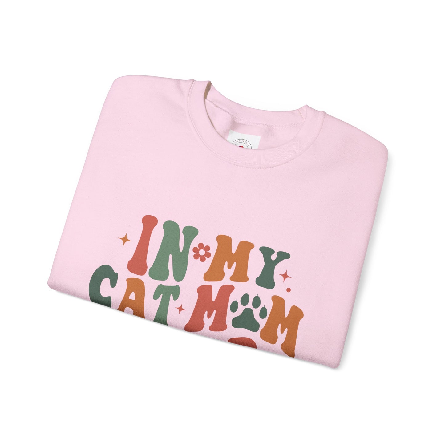 Custom Cat Mom Crewneck Sweatshirt