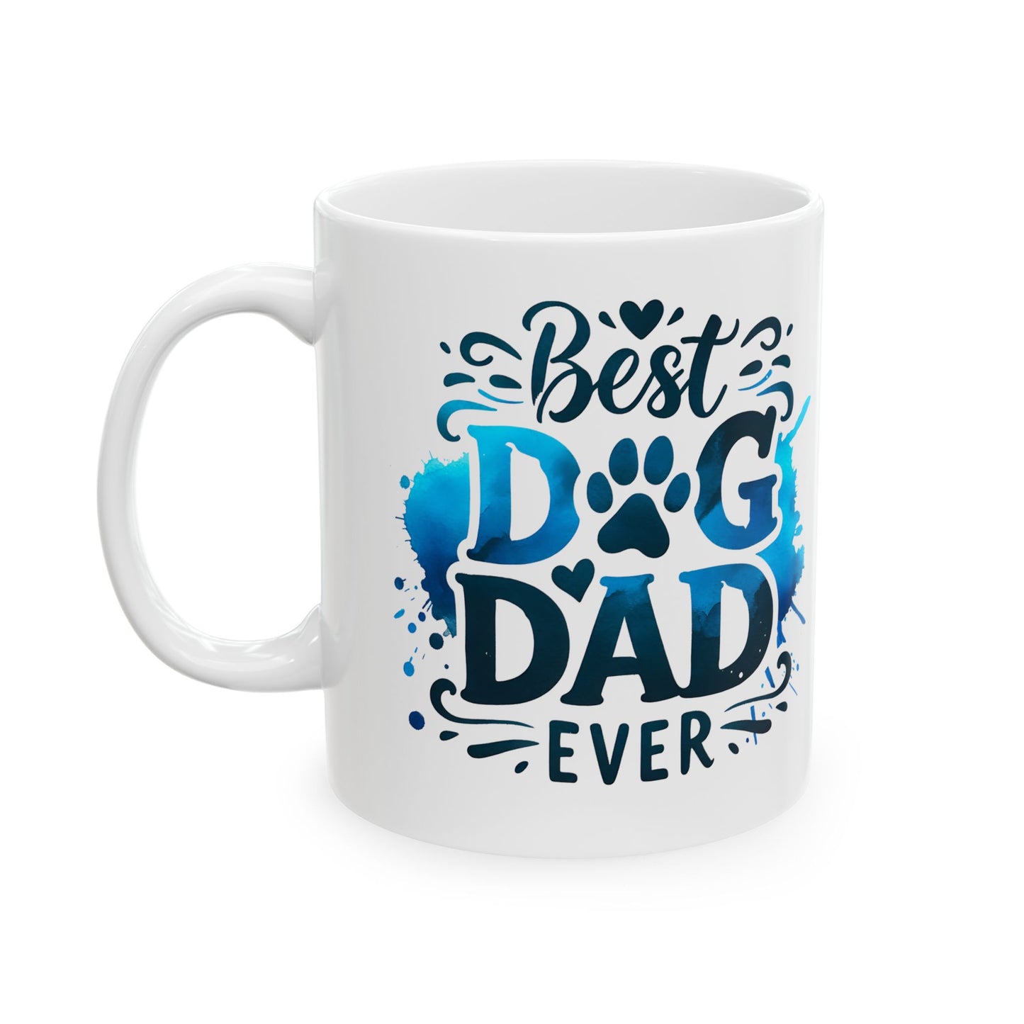 Dog Dad Ceramic Mug, (11oz, 15oz)