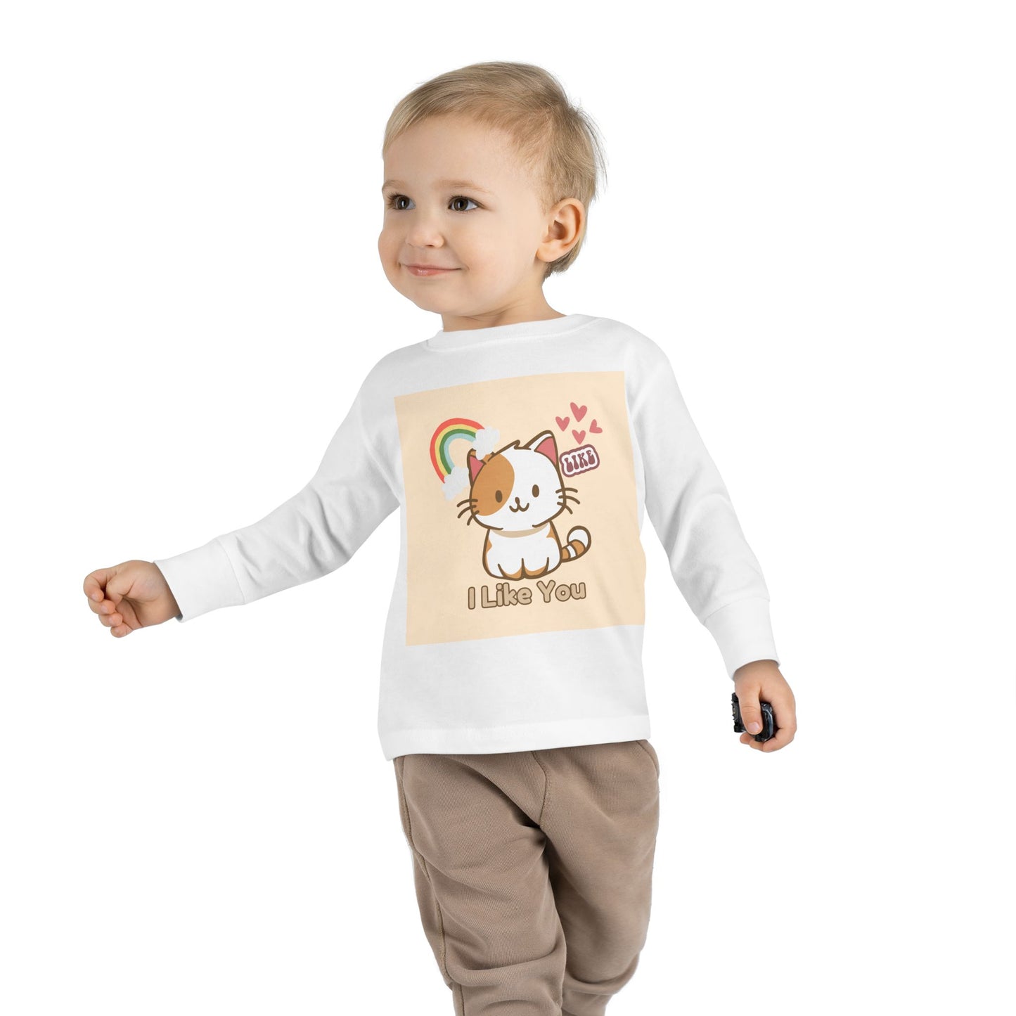 Kids and Cats - Toddler Long Sleeve Tee