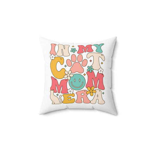 Cat Mom Square Pillow