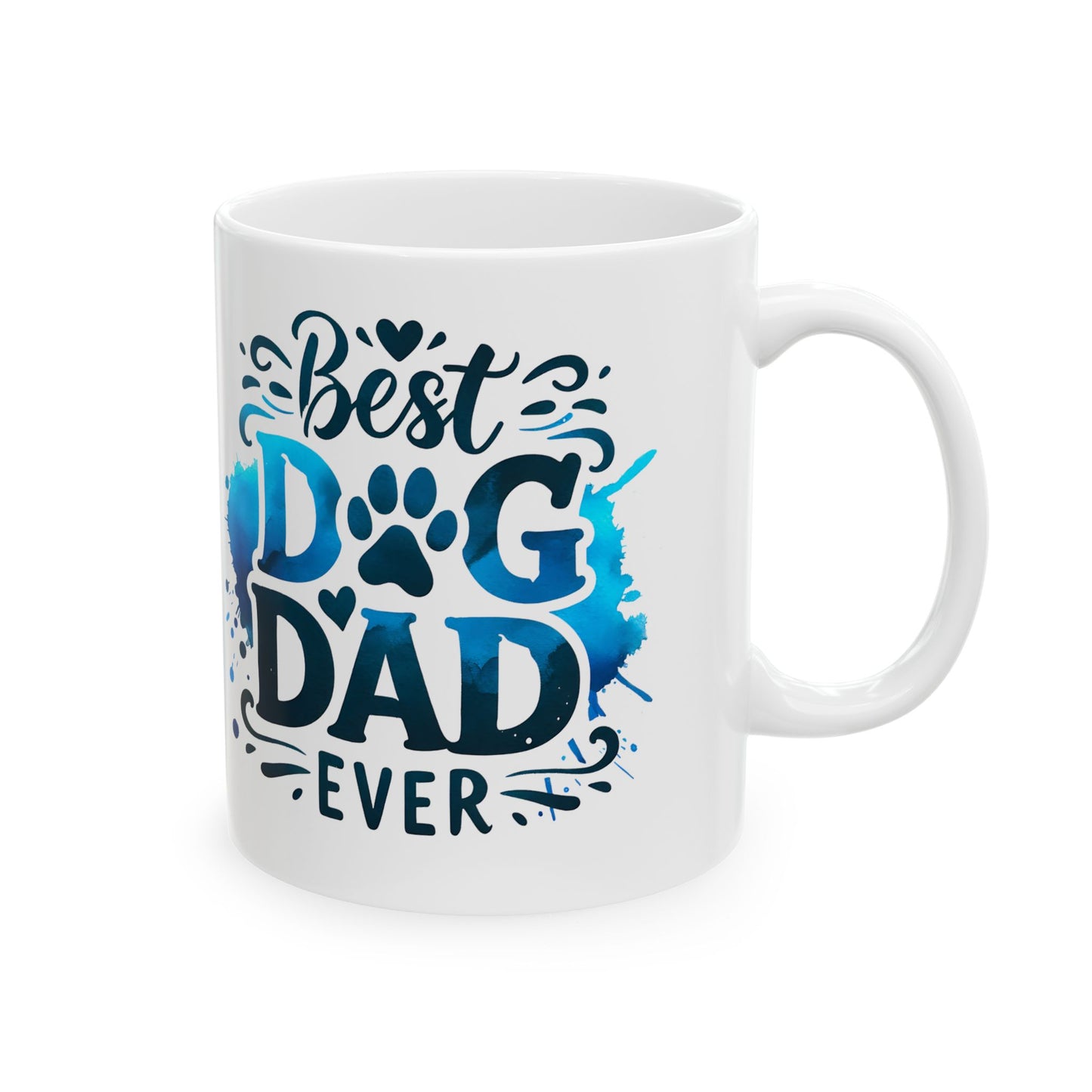 Dog Dad Ceramic Mug, (11oz, 15oz)