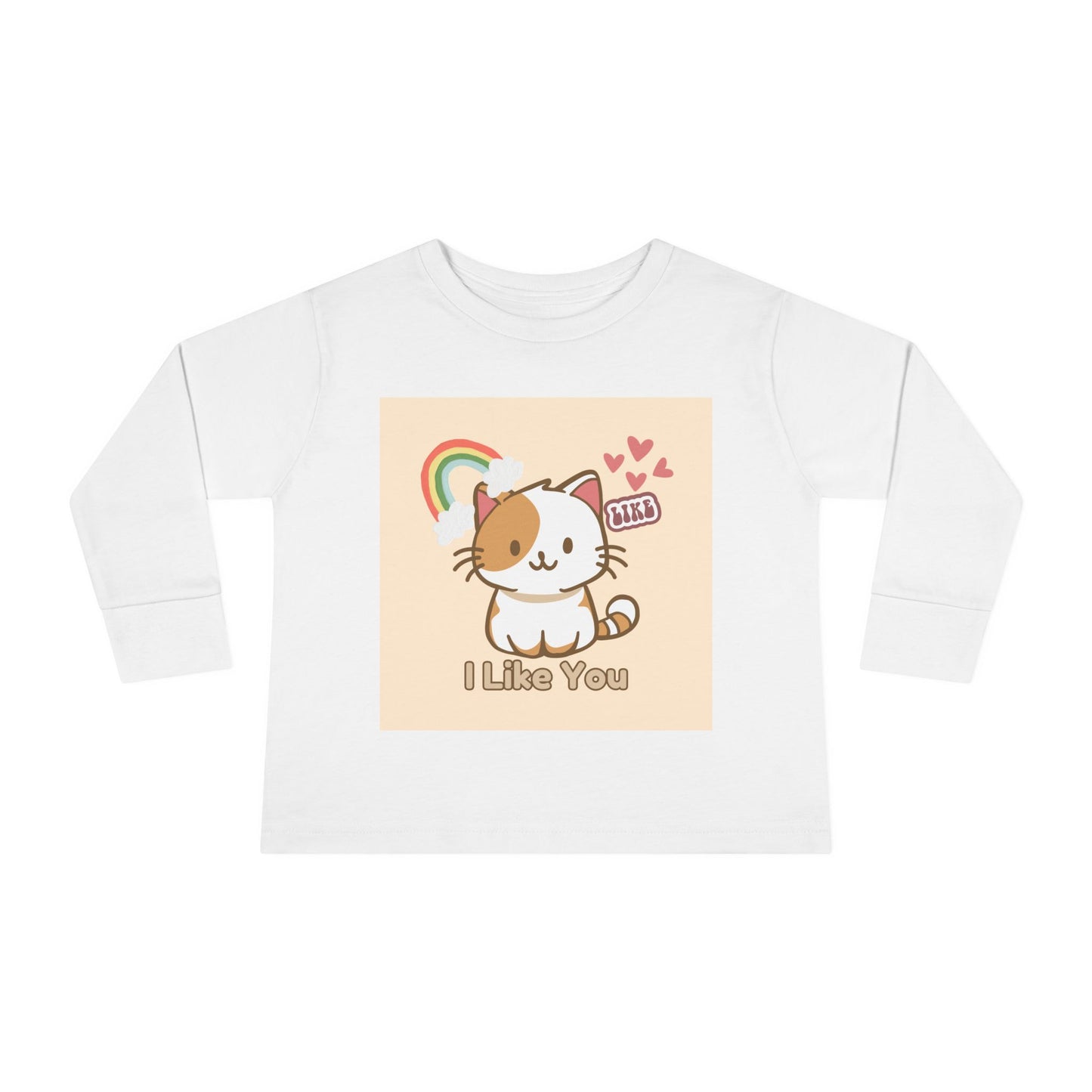 Kids and Cats - Toddler Long Sleeve Tee