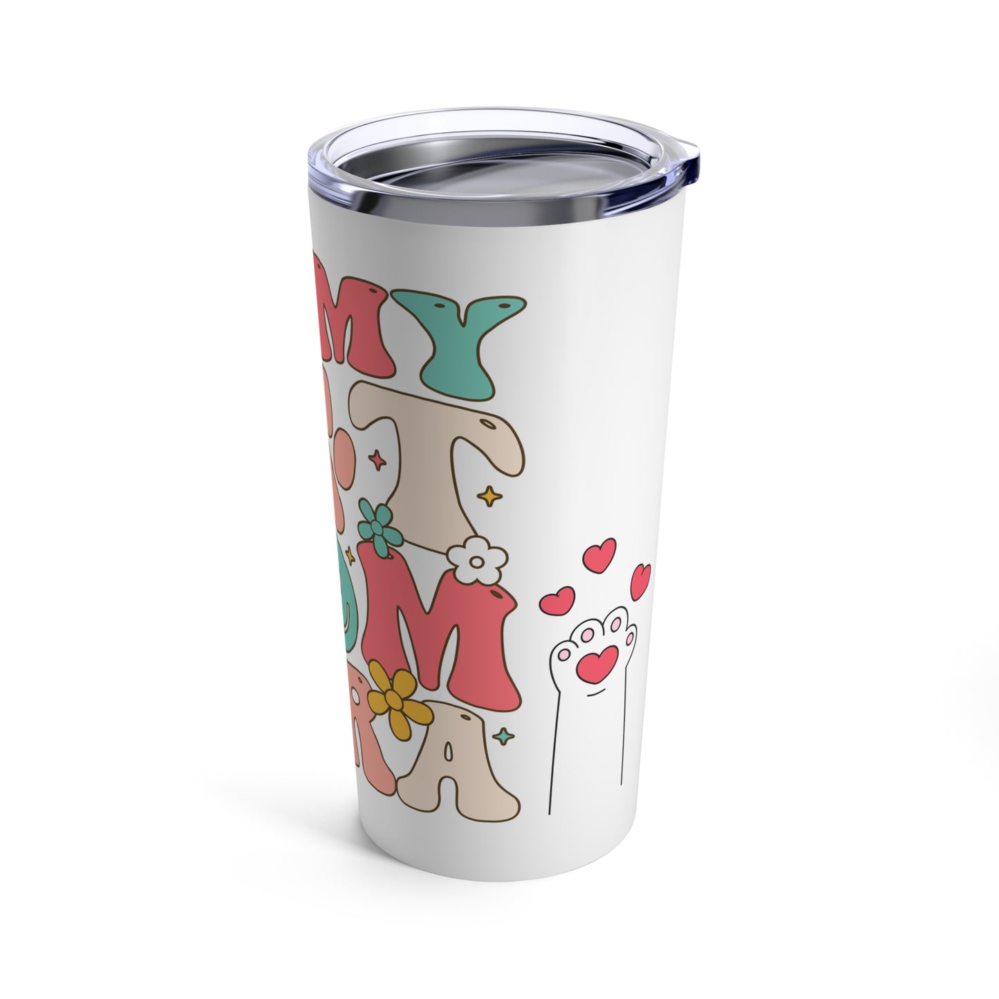 Cat Mom Tumbler 20oz