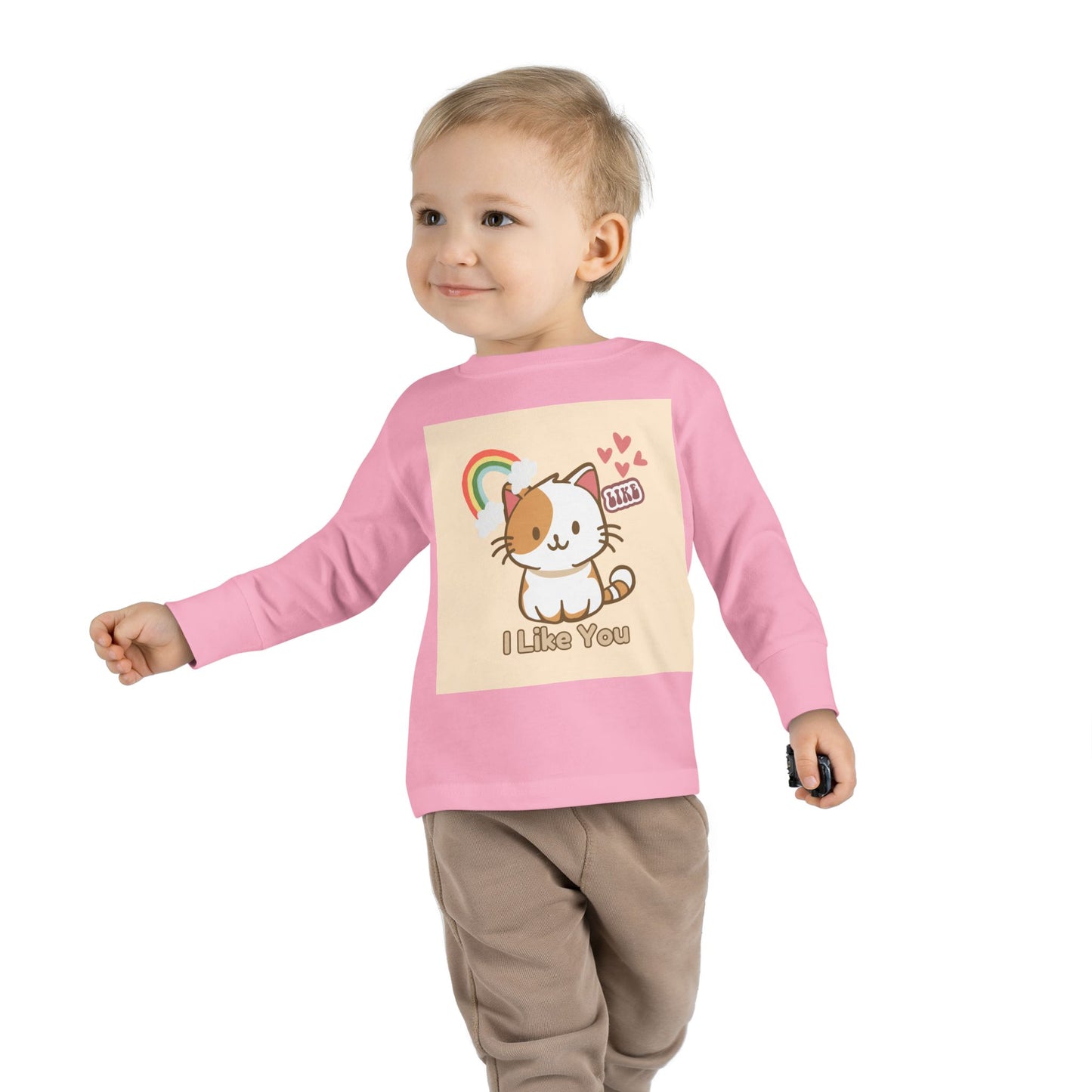 Kids and Cats - Toddler Long Sleeve Tee