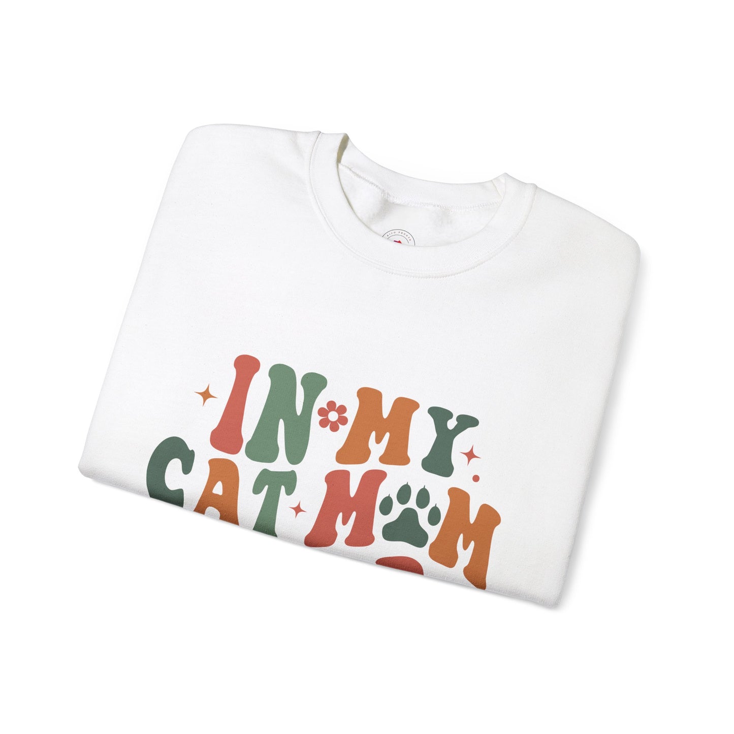 Custom Cat Mom Crewneck Sweatshirt