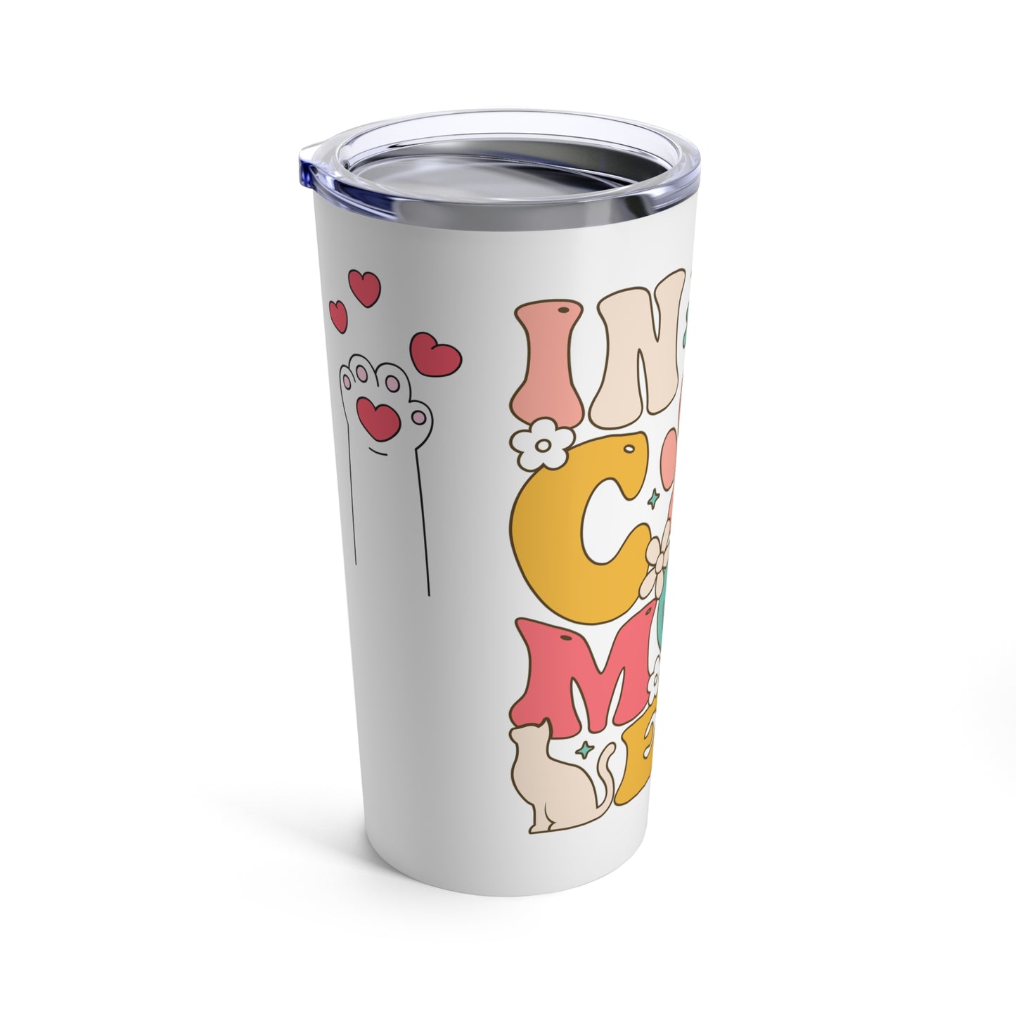 Cat Mom Tumbler 20oz