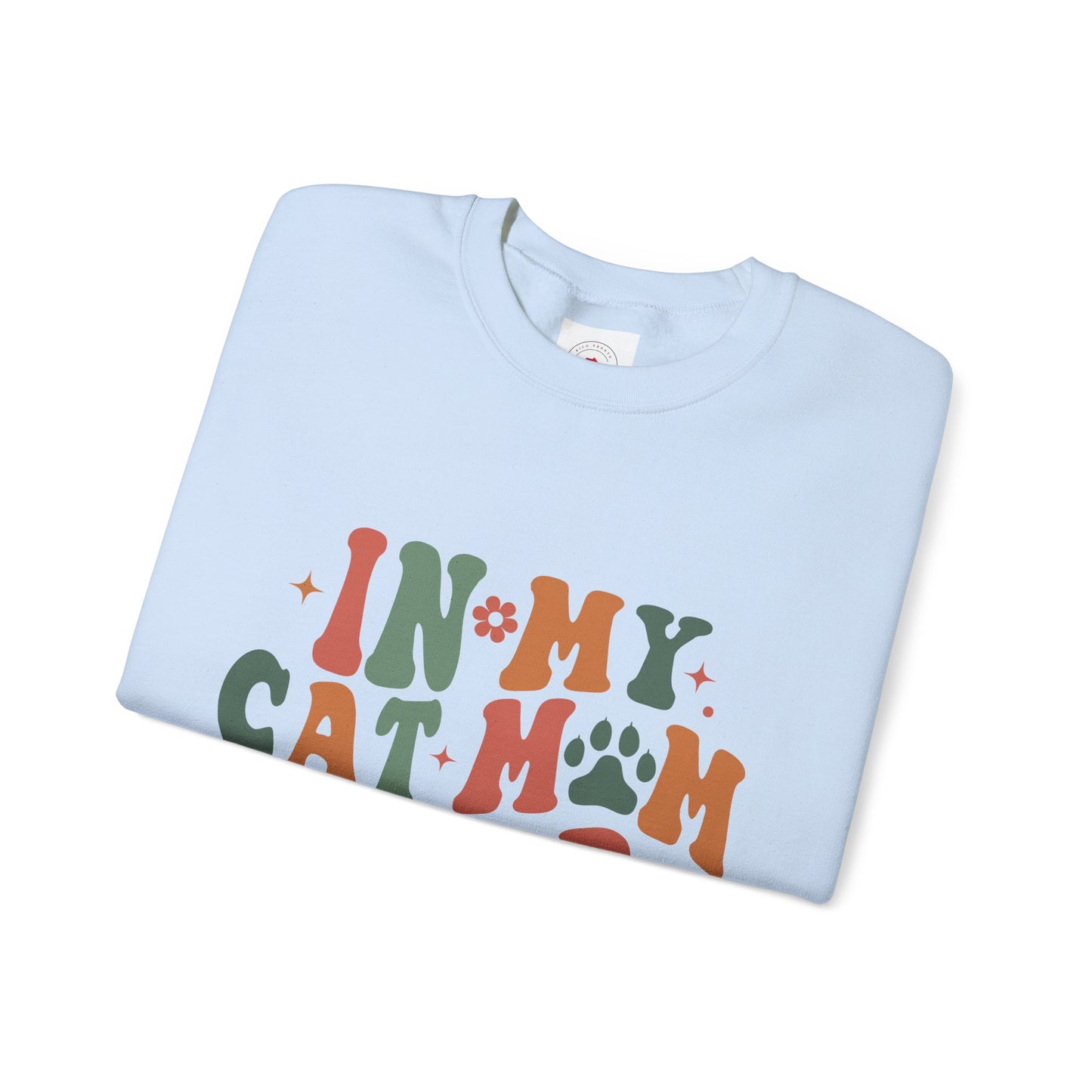 Custom Cat Mom Crewneck Sweatshirt