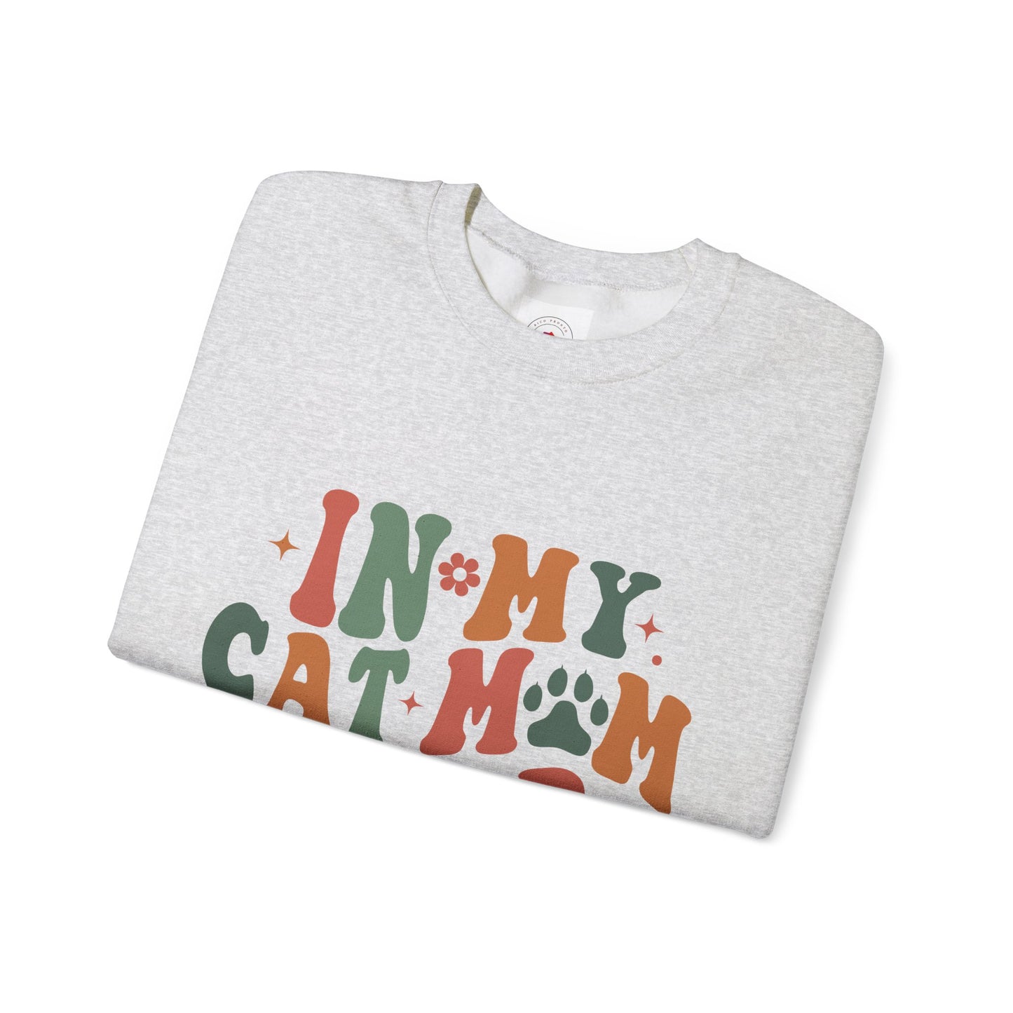 Custom Cat Mom Crewneck Sweatshirt